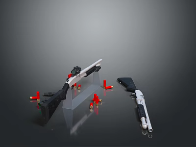 Modern weapons, hot weapons, hot weapons, guns, military articles, military equipment, military supplies, munitions 3d model