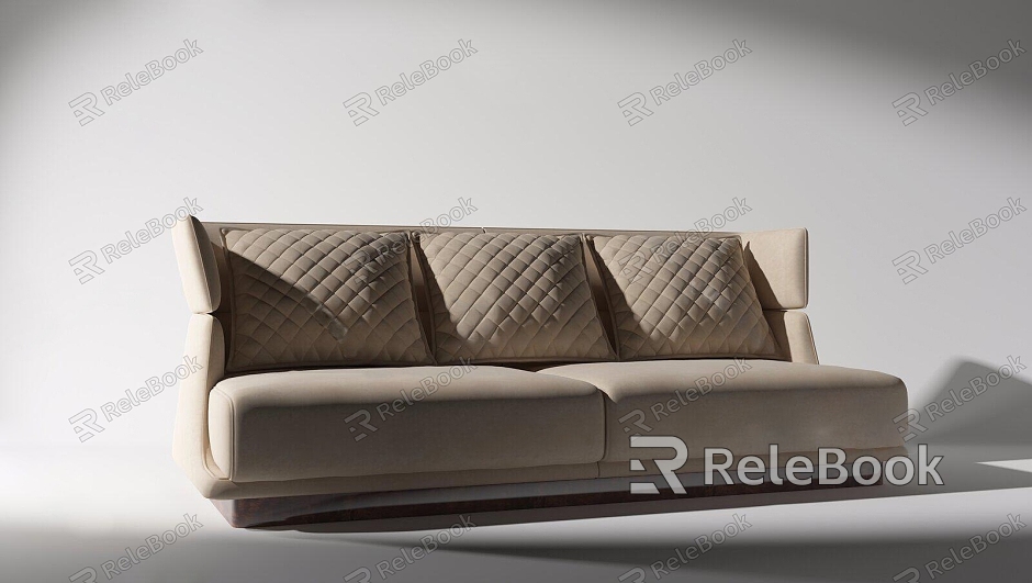 Modern double sofa model