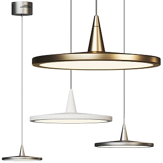 Modern chandelier 3d model