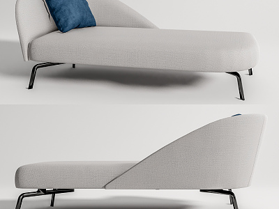 Modern chaise longue model