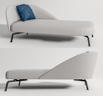 Modern chaise longue 3d model