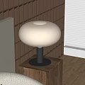 Table lamp combination table lamp bedside table 3d model