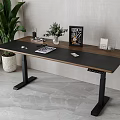 computer desk 3d model