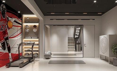 Modern Gym 3d model