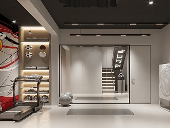 Modern Gym 3d model