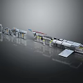 Industrial Metal Construction Components With Modular Platforms Support Structures And Panels