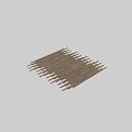 Light Brown Wooden Flooring with Natural Wood Grain and Smooth Surface in Modern Design