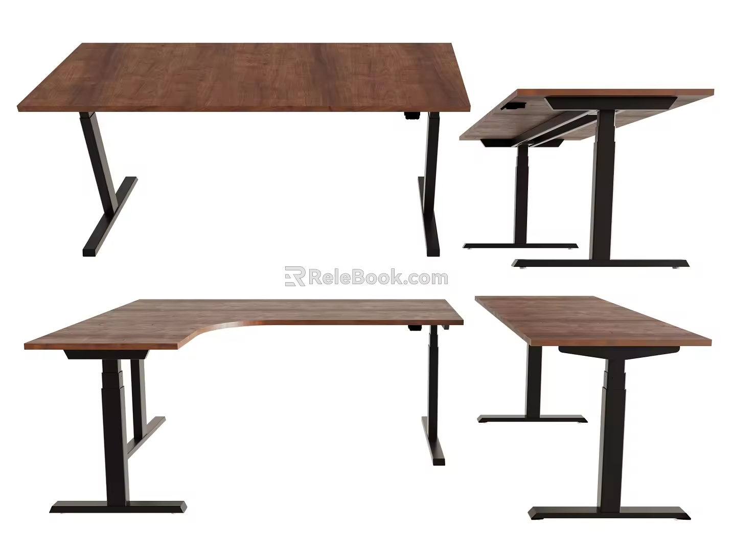 Electric Lifting Table Automatic Lifting Desk Smart Desk Lifting Computer Desk Writing Desk 3d model