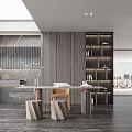 Modern study 3d model