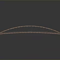 Modern Arch Bridge Architecture With Cable Stayed Structure And Steel Construction Design