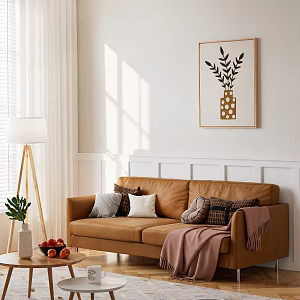 Double sofa combination 3d model