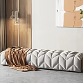 Modern sofa stool 3d model
