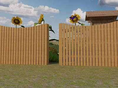 Modern Fence Railing Guardrail Railing Guardrail Fence 3d model Modern Fence Railing Guardrail Railing Guardrail Fence 3d model