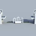 Modern Gate 3d model
