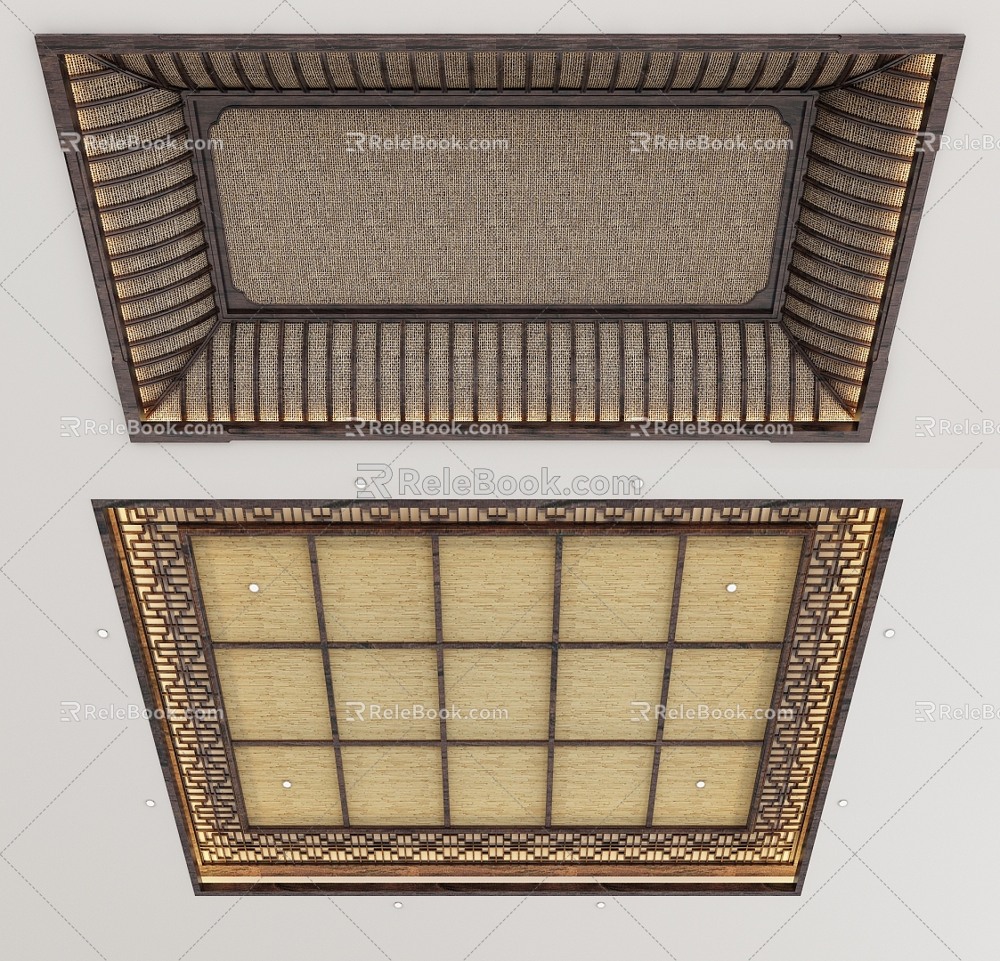 New Chinese Ceiling 3d model