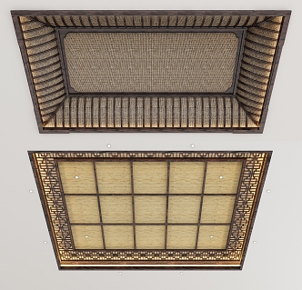 New Chinese Ceiling 3d model