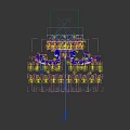 Suning 2022 EIG Stage Setup With Staircase Geometric Decorations Green Plants And Lighting