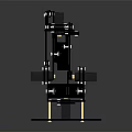 Sturdy Robotic Arm With Multi Jointed Metal Structure And Gripping Function