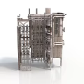 Industrial Equipment With Metal Framework Pipes And Multi Layer Structure