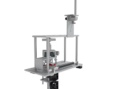 Mechanical Workbench Structure With Metal Frame Camera And Sliding Rail System 3d model
