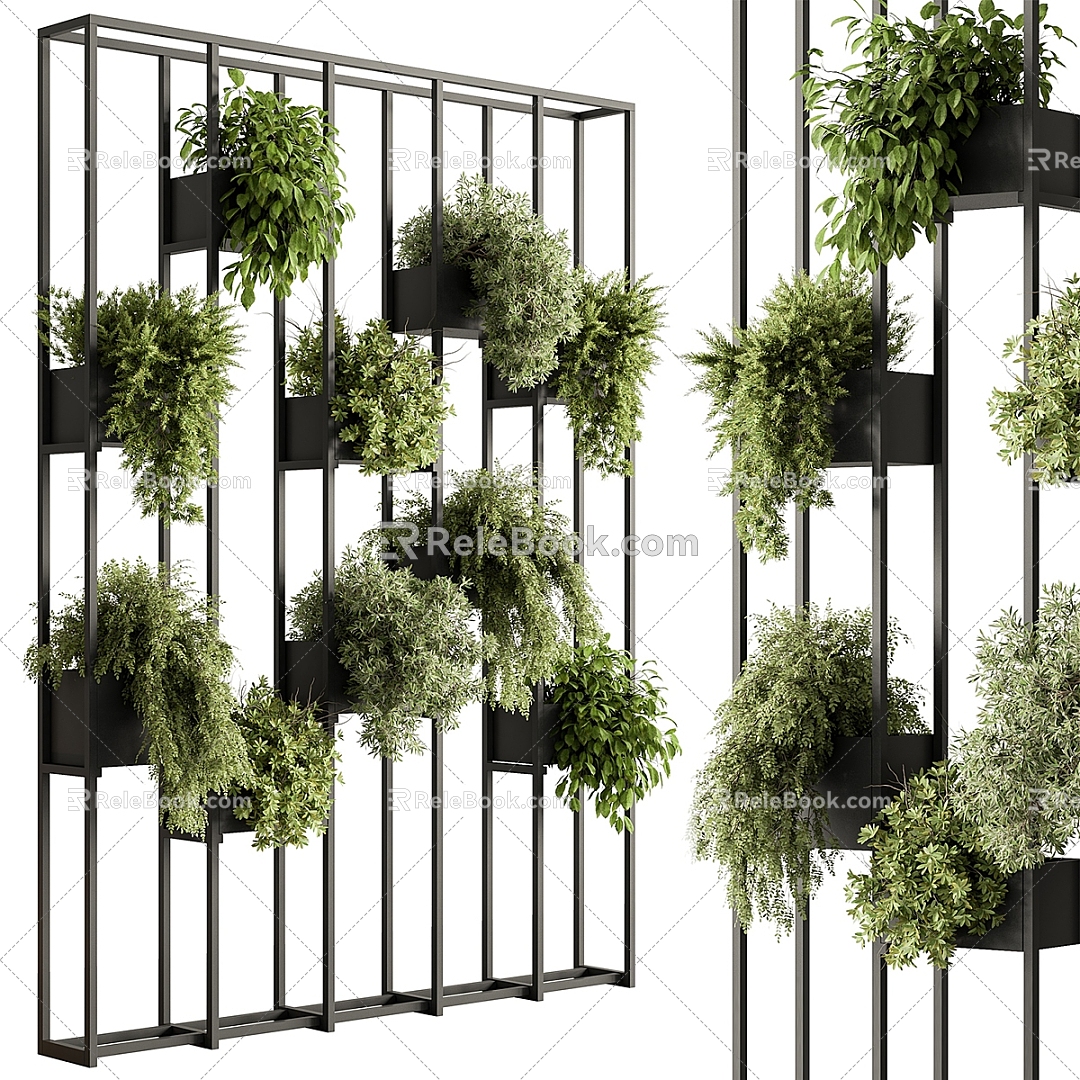 Plant wall 3d model