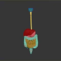 Human Organs And Hair Structure 3D Model Display With Liver Intestines And Teeth