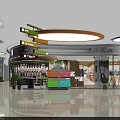 Bright Modern Shopping Mall Atrium With ZARA Storefront And Shopping People
