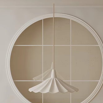Modern chandelier 3d model