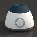Modern Daily Use Appliance White Body Dark Blue Lid With Knob Control And Blue Indicator