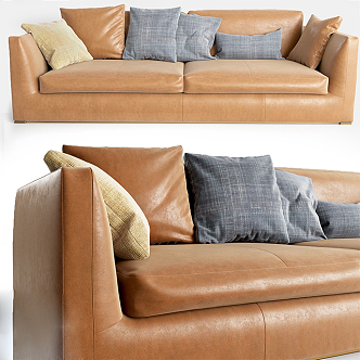 Double sofa 3d model