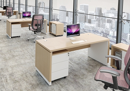 Modern desk 3d model