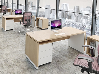 Modern desk 3d model