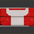Portable Red And White First Aid Kit With Red Cross Medical Emergency Supplies