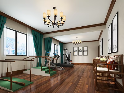 Hospital Outpatient Clinic Modern Interior With Medical Facilities And Comfortable Waiting Area 3d model