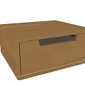 Modern Light Wood Chest of Drawers with Smooth Surface and Simple Design