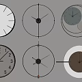 Modern Clock 3d model