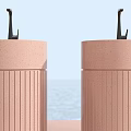 Style Column Basin 3d model