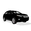 Modern Black Lexus SUV With Sleek Exterior Design And Alloy Wheels