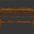 Rustic Wooden Dining Table And Bench Set For Home Furniture Decor