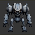 Mech Warrior Mech Soldier Machine Battlearm Mechanical Battlearm Machine Fighter Robot 3d model