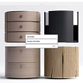 Stylish Modern Nightstands with Wooden Finishes and Drawer Designs for Home Bedroom