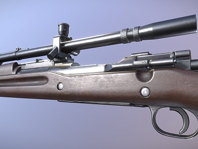 M1903A3 sniper rifle model