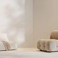 Modern Casual Sofa Lazy Sofa 3d model
