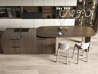 Modern Bar Chair Combination Bar Chair Bar Stool 3d model