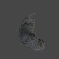 Stone Tiger Sculpture Standing On Rock Base With Detailed Texture