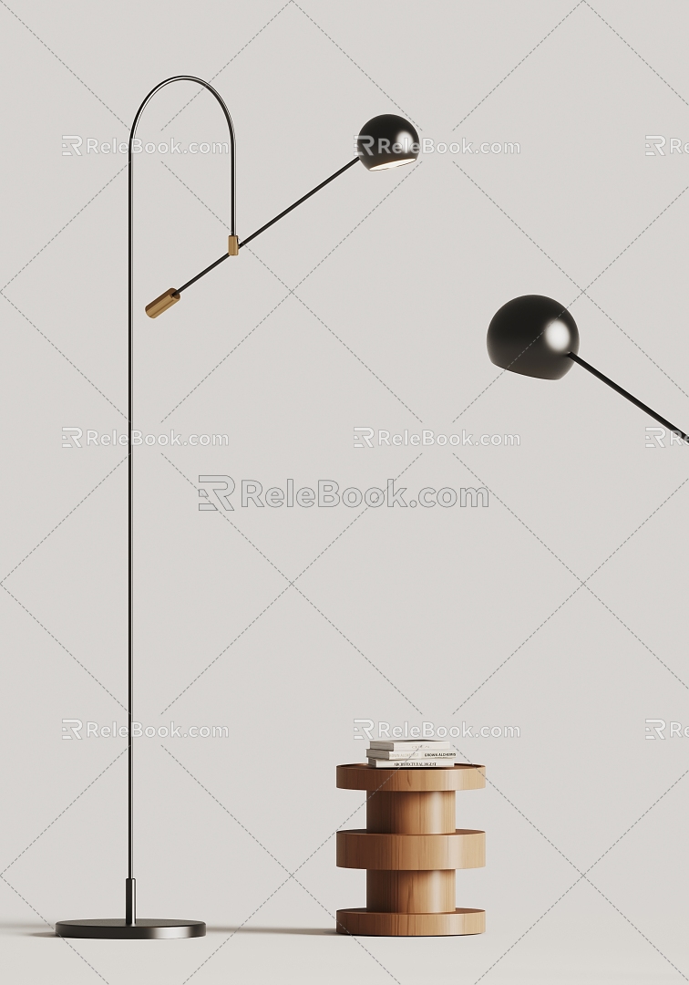 Floor lamp corner lamp metal floor lamp simple floor lamp 3d model