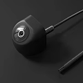 Black Projection Monitoring Device With Sharp Lens And Integrated Cable
