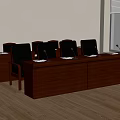 Modern Conference Table Meeting Table and Chair Bar Table and Chair Training Table and Chair Long Table and Chair 3d model