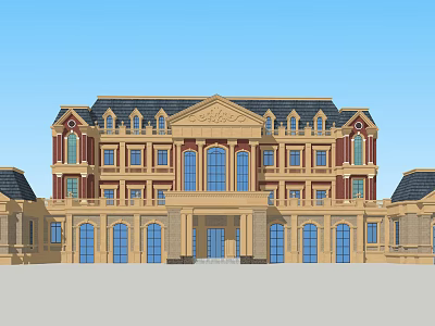 European Club Sales Department Leisure Center 3d model