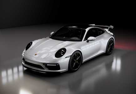 Hyundai sports car Porsche 3d model